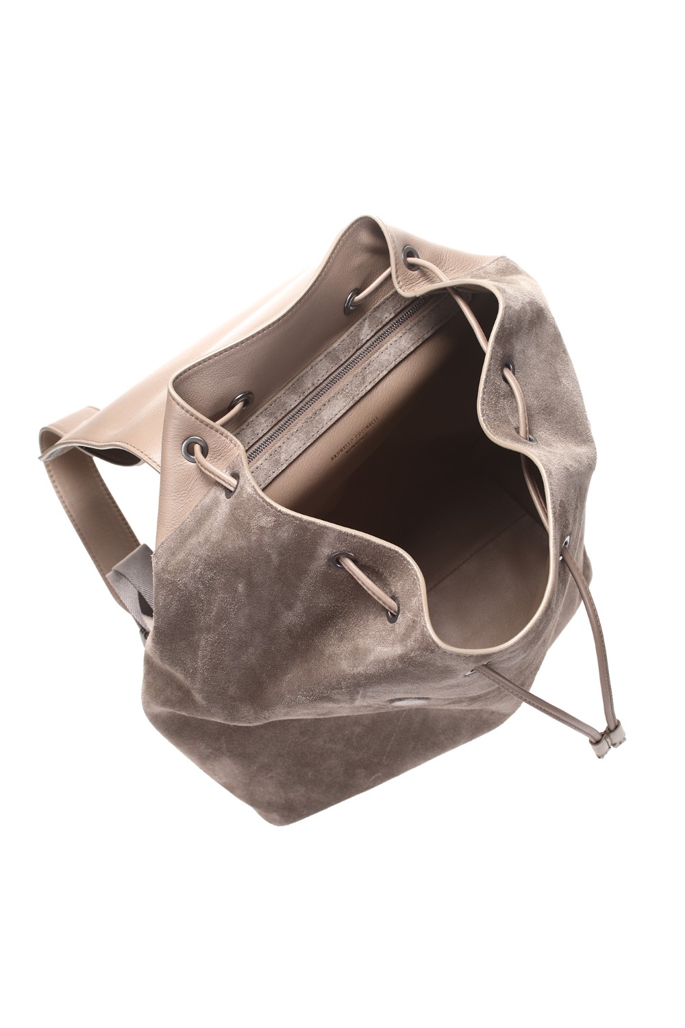 shop BRUNELLO CUCINELLI  Zaino: Brunello Cucinelli zaino in camoscio con "Precious Contour".
Chiusura con patta dotata di calamite e coulisse.
Manico.
Tasca interna con chiusura zip.
Decorazioni in monile Nickel-free.
Dimensioni: 29 x 35 x 35 cm.
Composizione: 100% pelle.
Fabbricato in Italia.. MBFXD2217-C8187 number 9833881